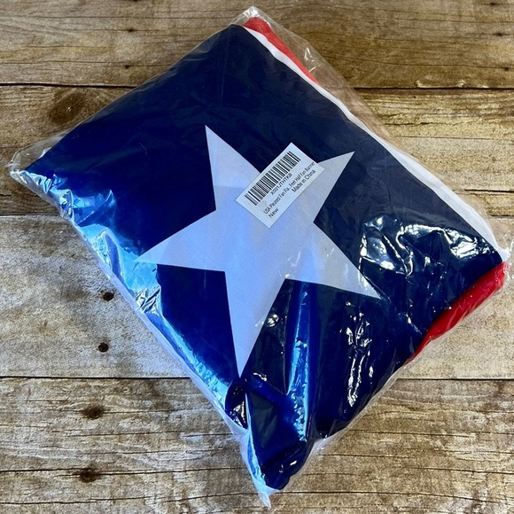 Patriot Pleated Home Fan Banner - Picture 2 of 8